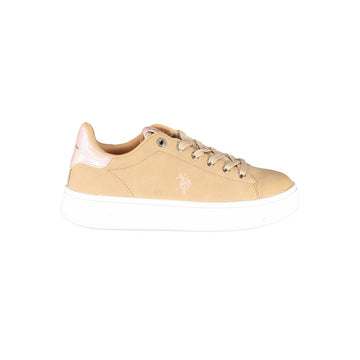 U.S. POLO ASSN. Beige Polyester Women Sneaker