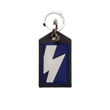 Neil Barrett Blue Rubber Keychain