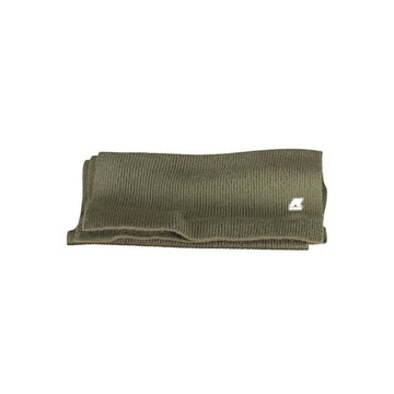 K-WAY Green 100 Wool Scarf