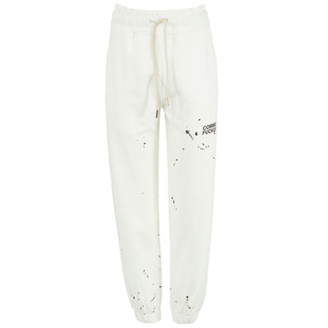 Comme Des Fuckdown White Cotton Jeans & Pant