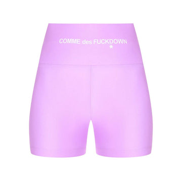 Comme Des Fuckdown Purple Polyester Short