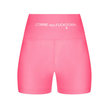 Comme Des Fuckdown Pink Polyester Short