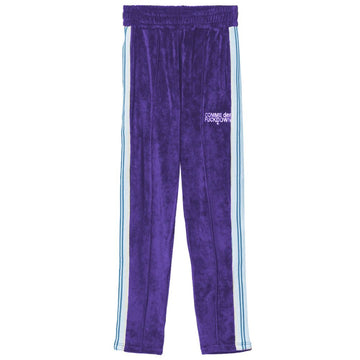 Comme Des Fuckdown Purple Polyester Jeans & Pant