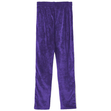 Comme Des Fuckdown Purple Polyester Jeans & Pant