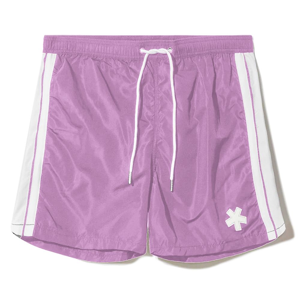 Comme Des Fuckdown Purple Polyester Men's Swimwear