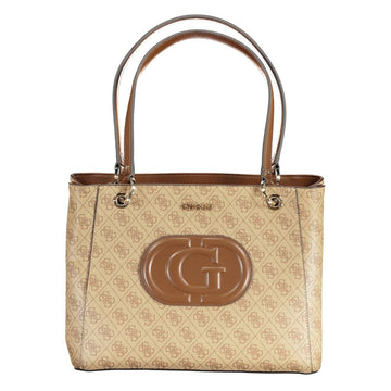 Guess Jeans Beige Polyethylene Handbag