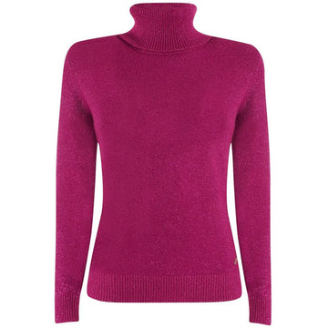 Yes Zee Fuchsia Viscose Sweater