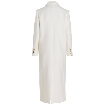 PINKO White Wool Jackets & Coat