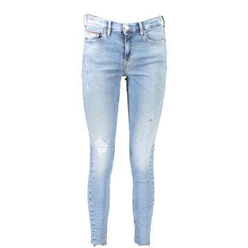 Tommy Hilfiger Light Blue Cotton Jeans & Pant