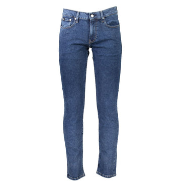 Calvin Klein Blue Cotton Jeans & Pant