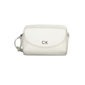 Calvin Klein White Polyethylene Handbag