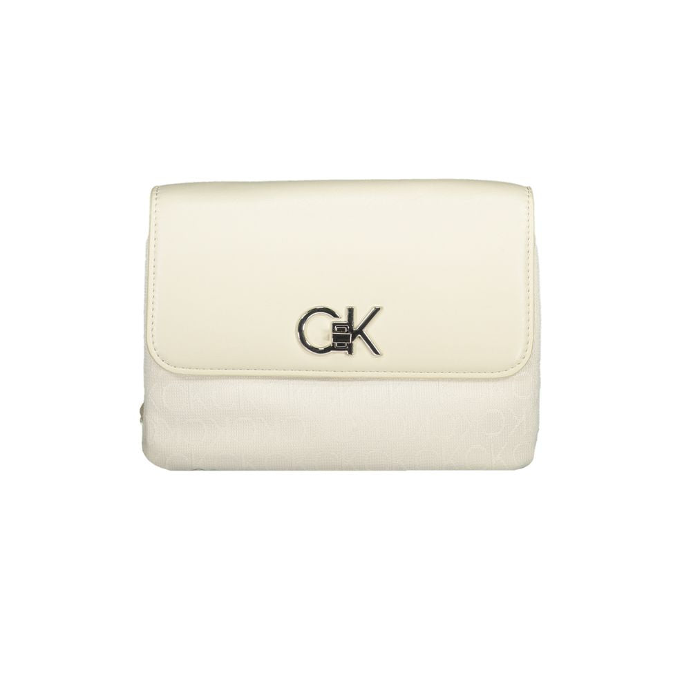 Calvin Klein Beige Polyester Handbag