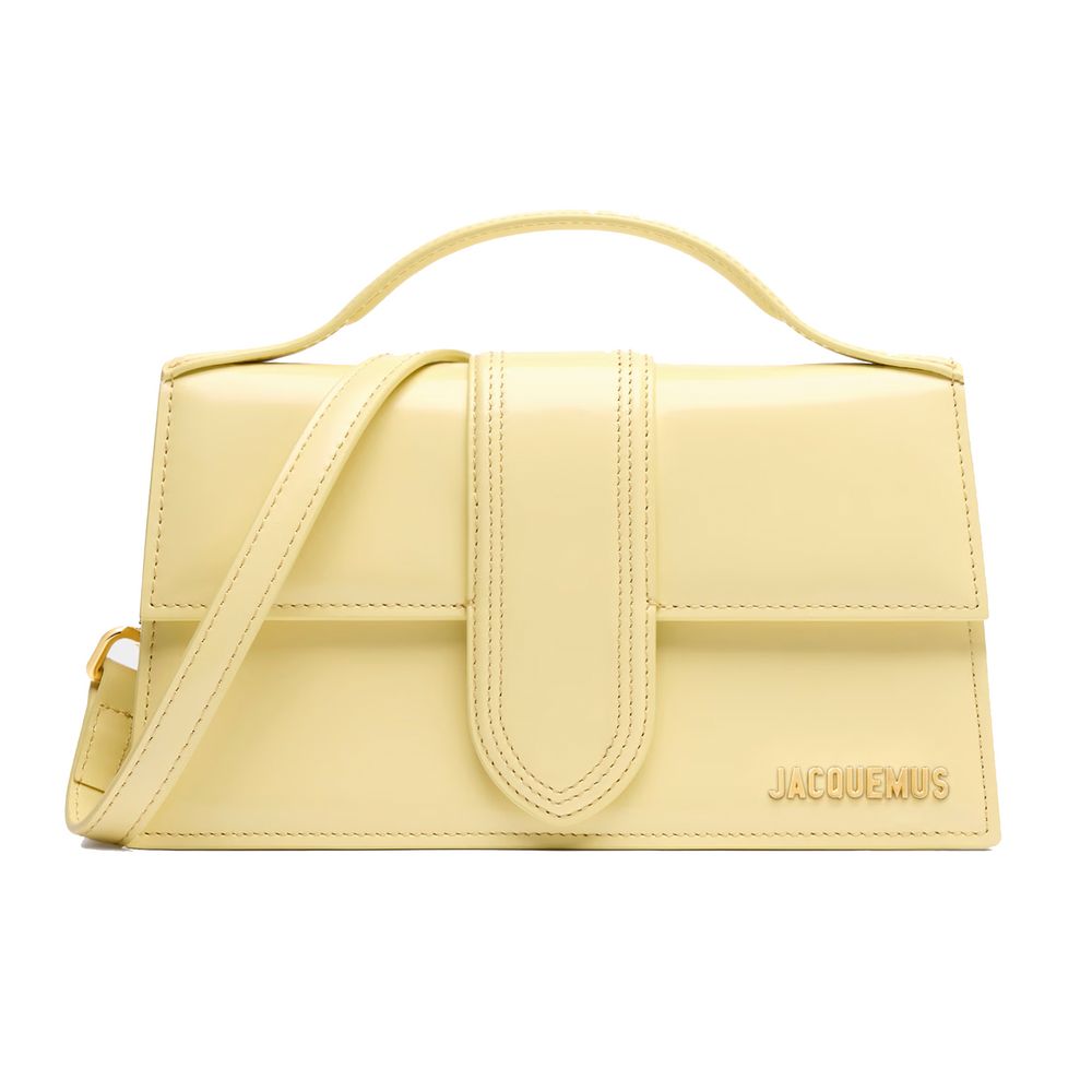 Jacquemus Yellow Leather Crossbody Bag