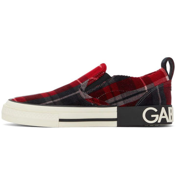 Dolce & Gabbana Red Cotton Sneaker