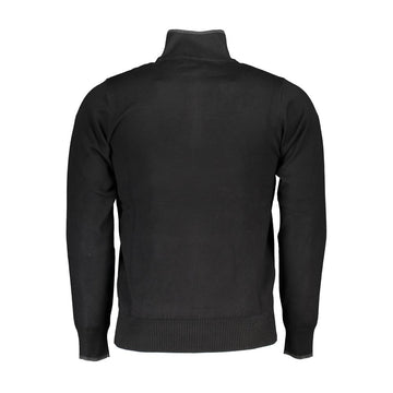 U.S. Grand Polo Black Nylon Sweater