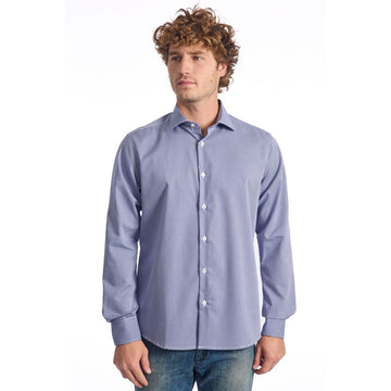 Baldinini Trend Blue Cotton Shirt