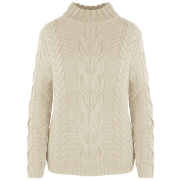 Malo Beige Wool Sweater