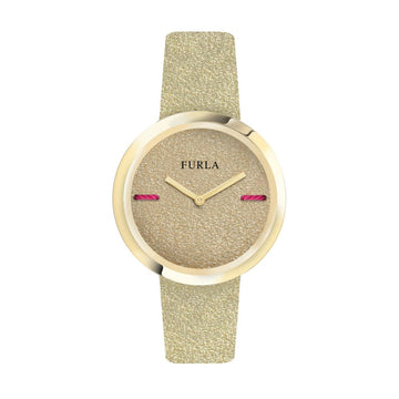 Furla Gold Leather Watch