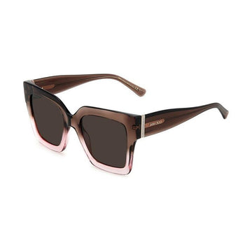 Jimmy Choo Brown Acetate Sunglasses