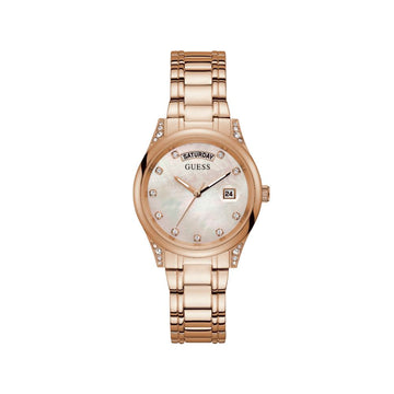 Guess Pink Stainless Steel Watch