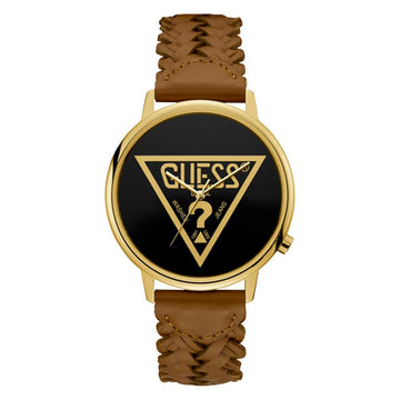 Guess Brown Leather Watch