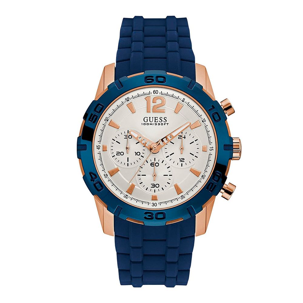 Guess Blue Rubber Watch