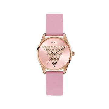 Guess Pink Silicone Watch