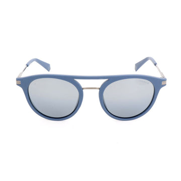 Polaroid Blue Metal Sunglasses