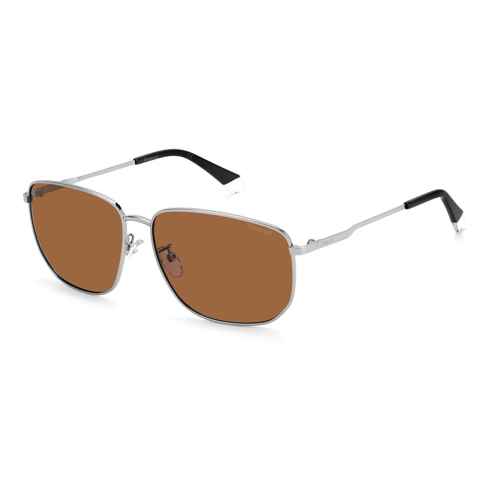 Polaroid Gray Metal Sunglasses