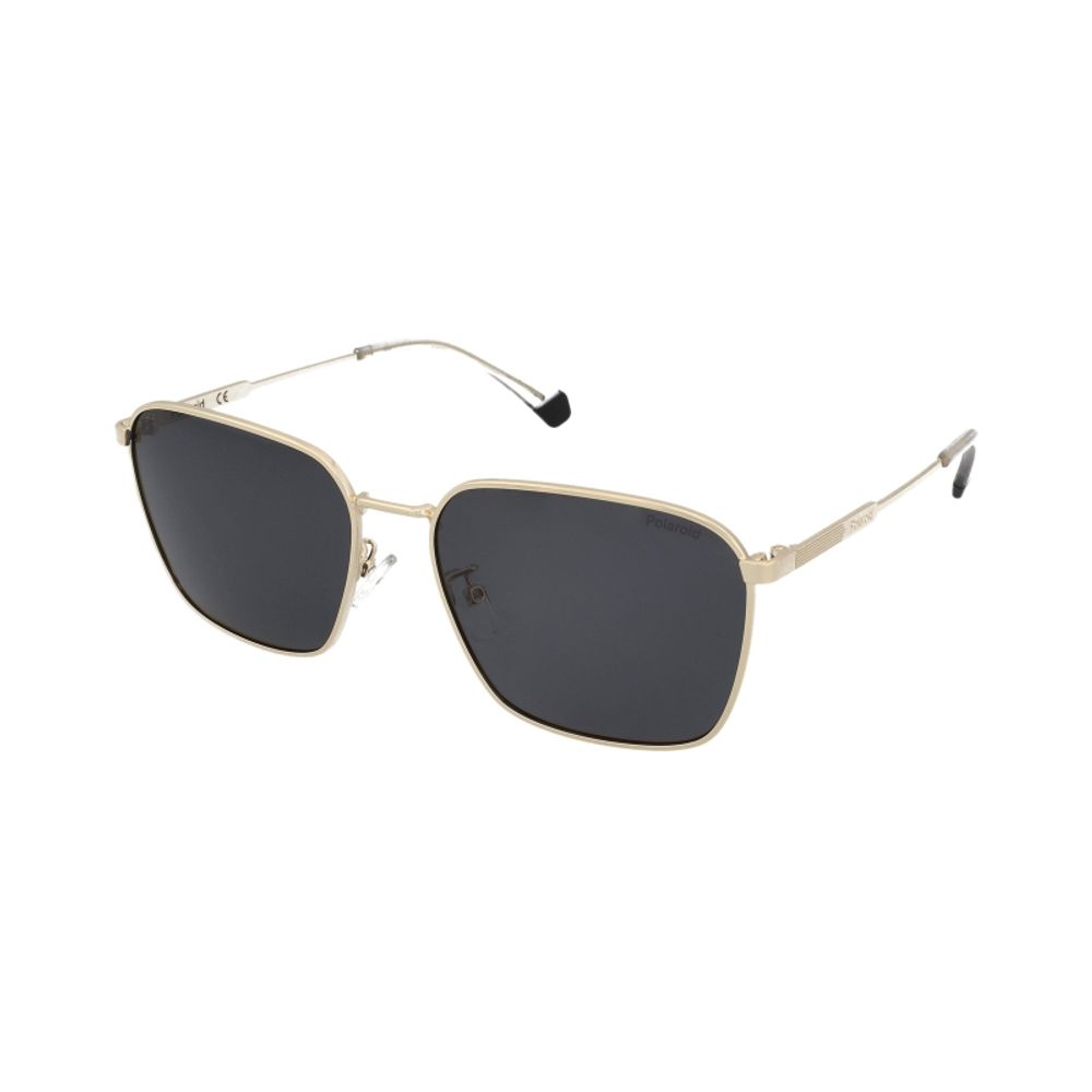 Polaroid Gold Metal Sunglasses