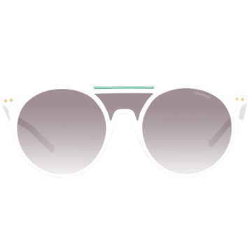 Polaroid White Acetate Sunglasses