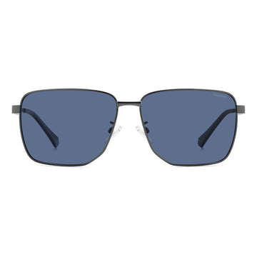 Polaroid Gray Metal Sunglasses