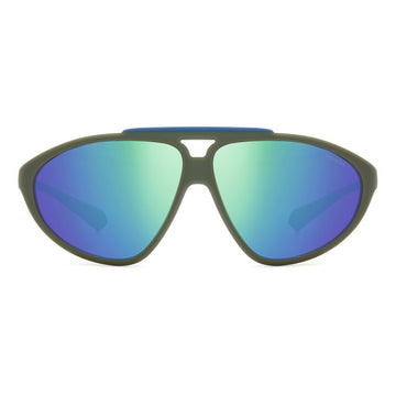 Polaroid Green Rubber Sunglasses