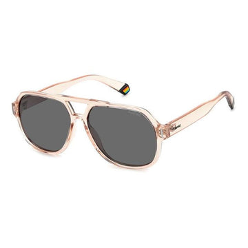 Polaroid Pink Resin Sunglasses