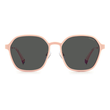 Polaroid Pink Metal Sunglasses