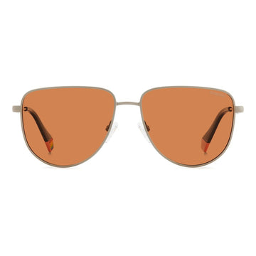 Polaroid Gray Metal Sunglasses