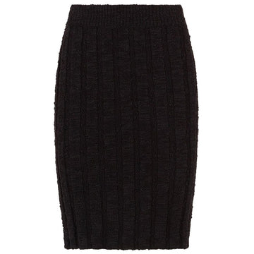 Dolce & Gabbana Black Wool Vergine Skirt