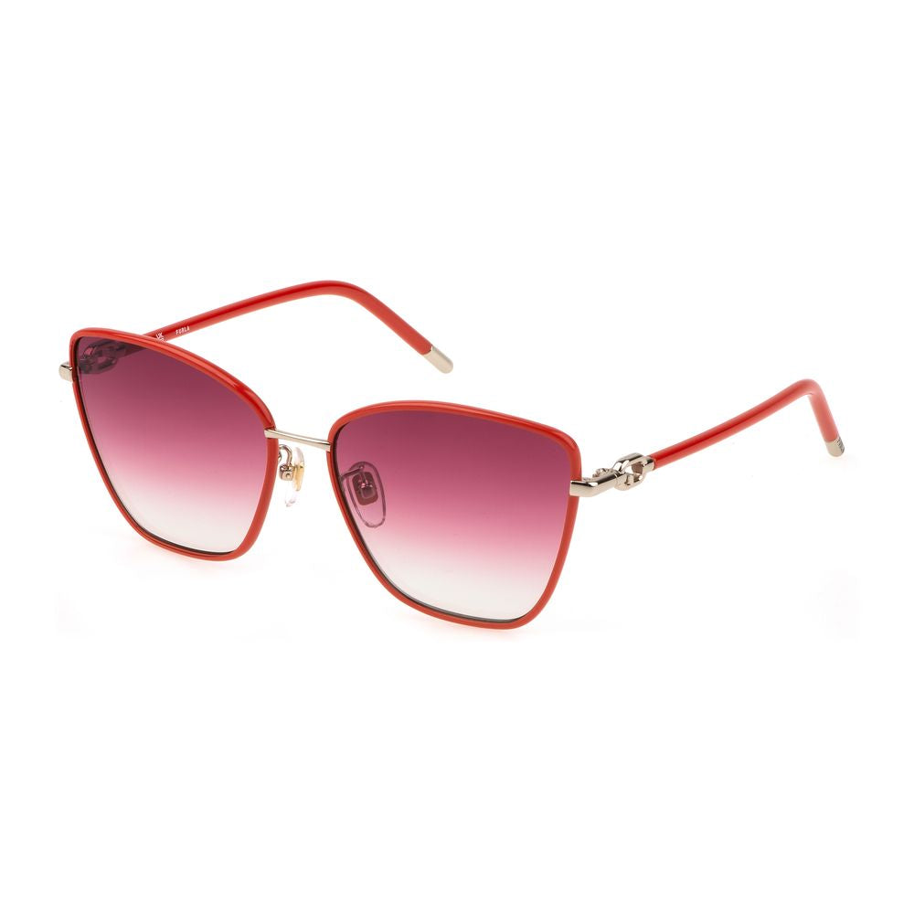 Furla Red Acetate Sunglasses