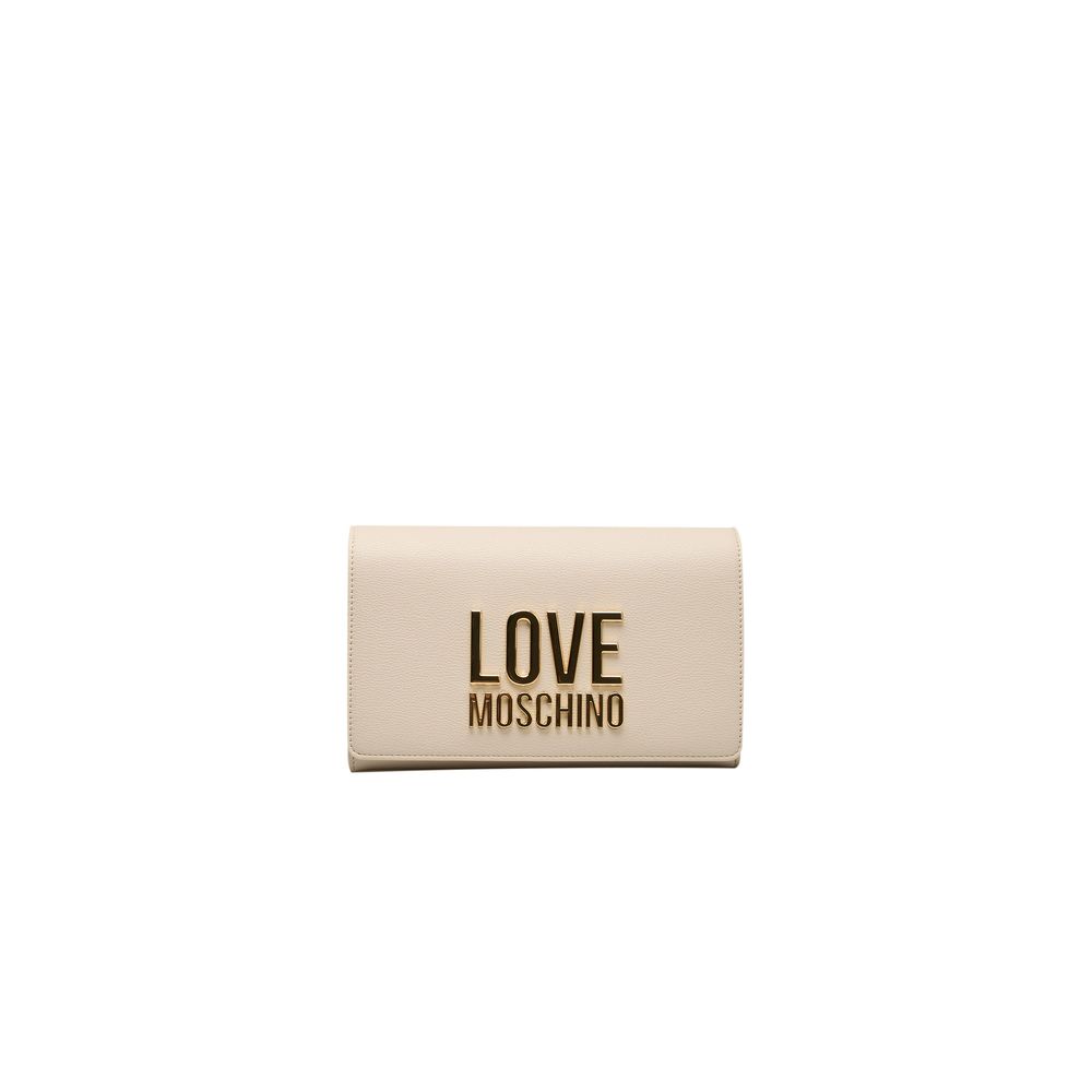 Love Moschino Beige Polyethylene Women Crossbody