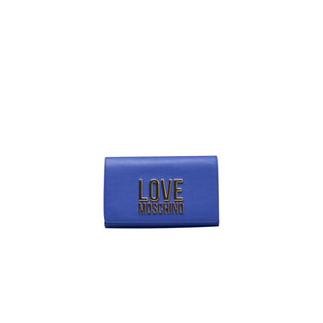 Love Moschino Blue Polyethylene Women Crossbody