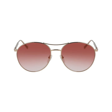 Longchamp Gold Metal Sunglasses