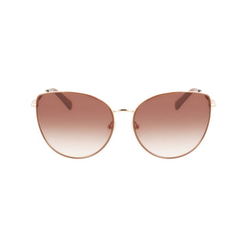 Longchamp Gold Metal Sunglasses