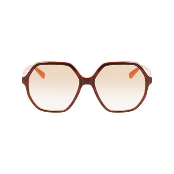 Longchamp Brown Acetate Sunglasses