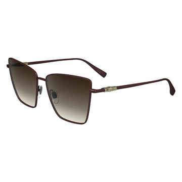 Longchamp Red Metal Sunglasses