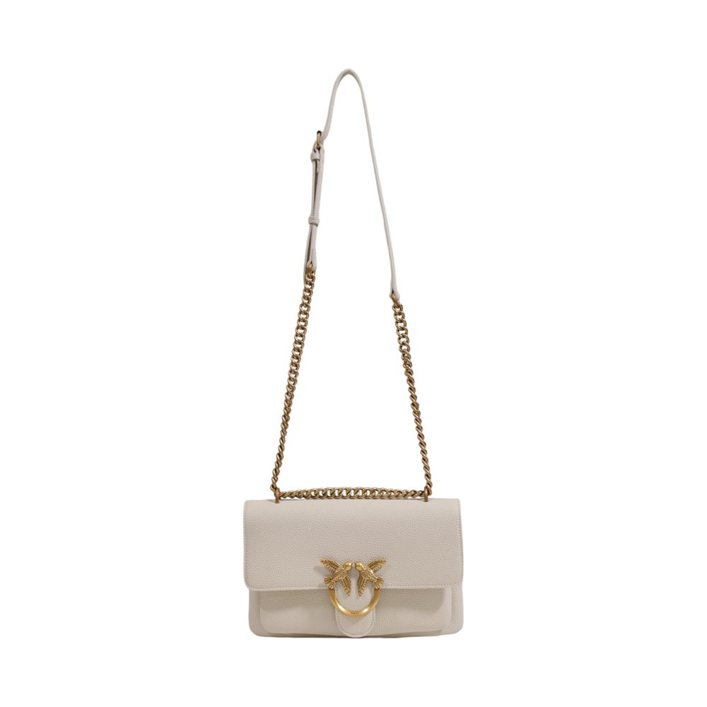 PINKO White Leather Handbag