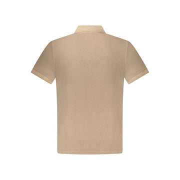 Hugo Boss Brown Cotton Men Polo Shirt