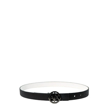 Armani Exchange Black Polyester Belt