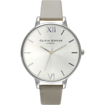 Olivia Burton Gray Leather Watch