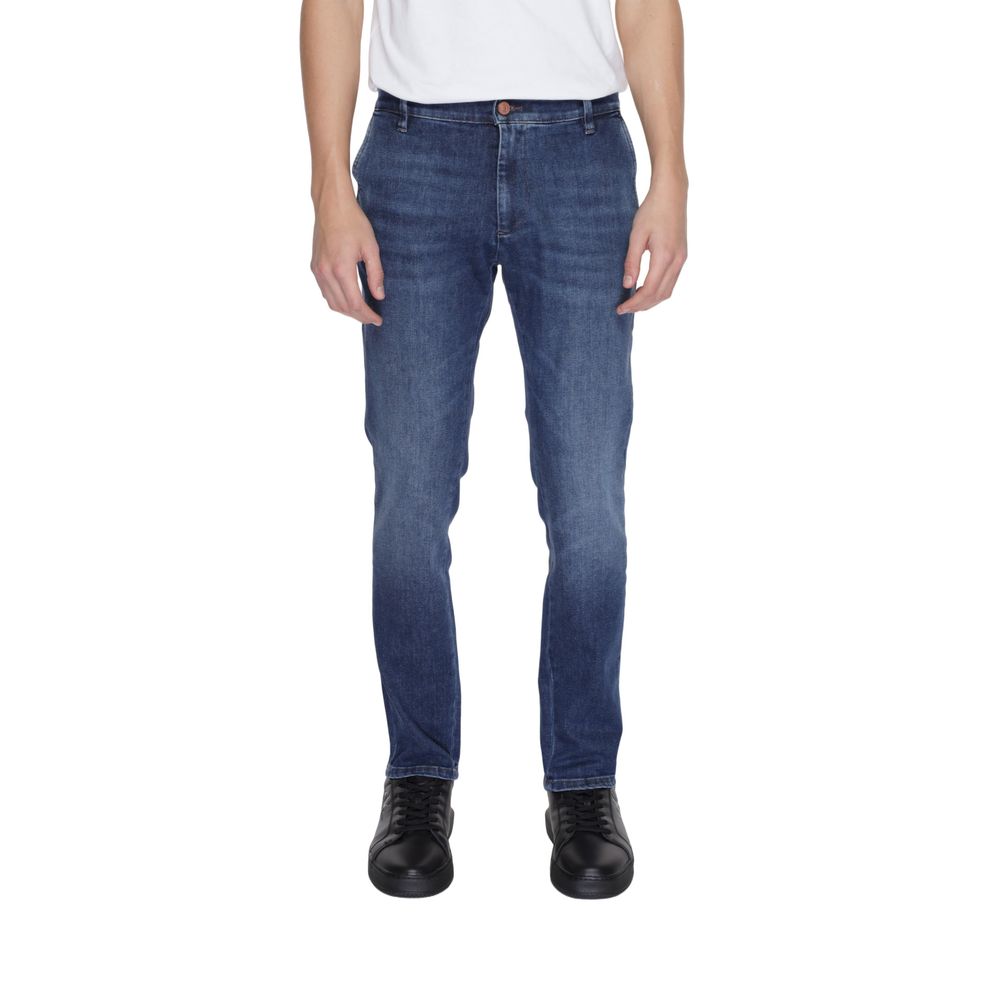 Jeckerson Blue Cotton Jeans & Pant