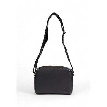 Calvin Klein Black Recycled Polyester Leather Accessory